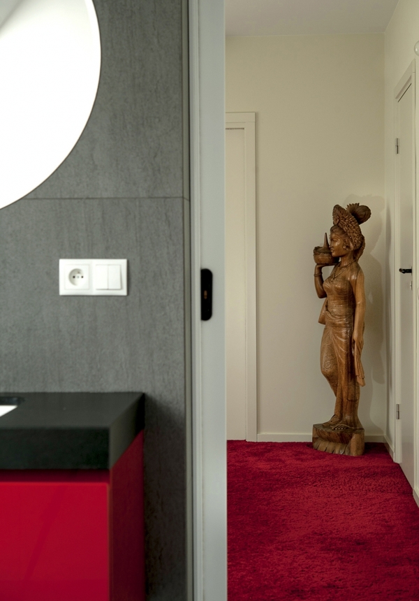 łazienka przy sypialni, projekt architekt wnętrz Marta Matelier, fot. Bernard Braneckilni , 